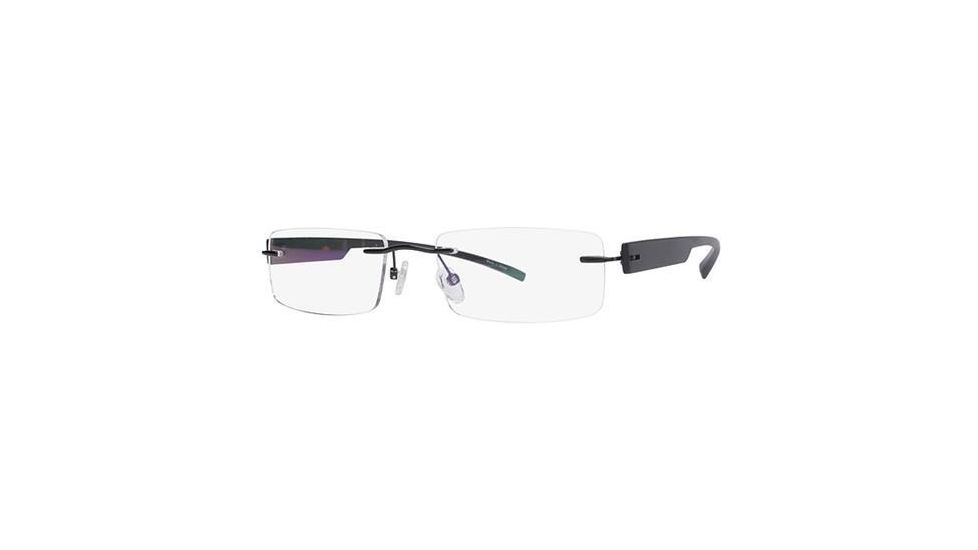Visions 168 Eyeglass Frames - Frame Black, Size 52/18mm VIVISION16801