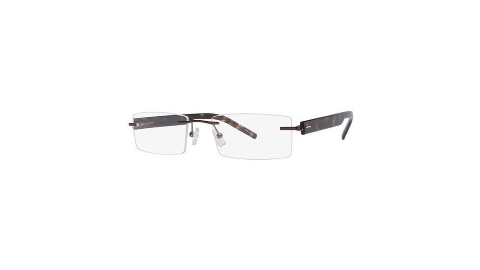 Visions 175 Eyeglass Frames - Frame Brown Tortoise, Size 53/18mm VIVISION17501