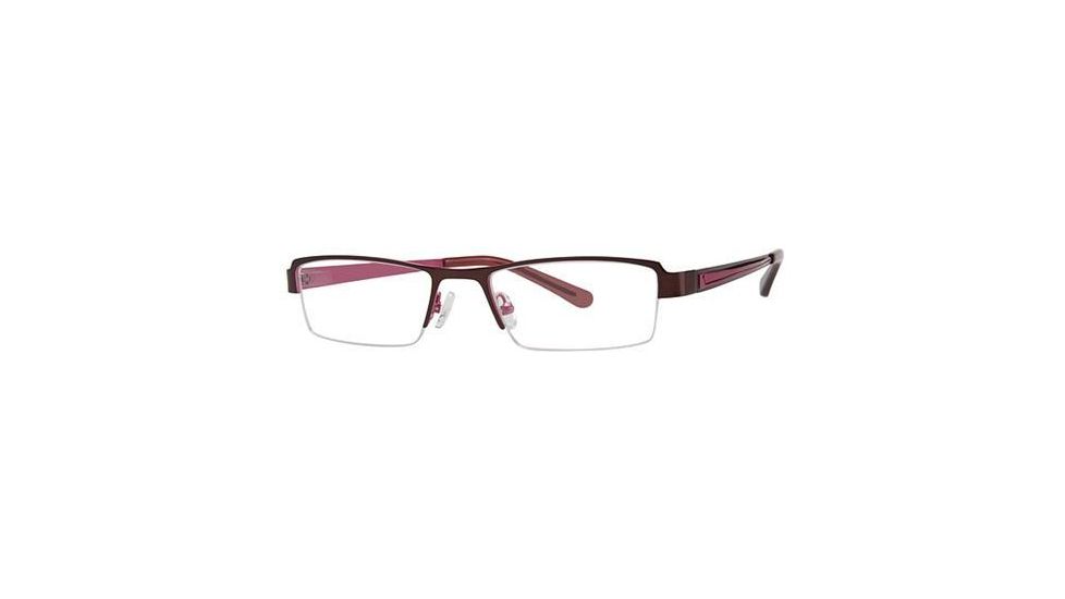 Visions 178 Eyeglass Frames - Frame Burgundy/Pink, Size 50/18mm VIVISION17803