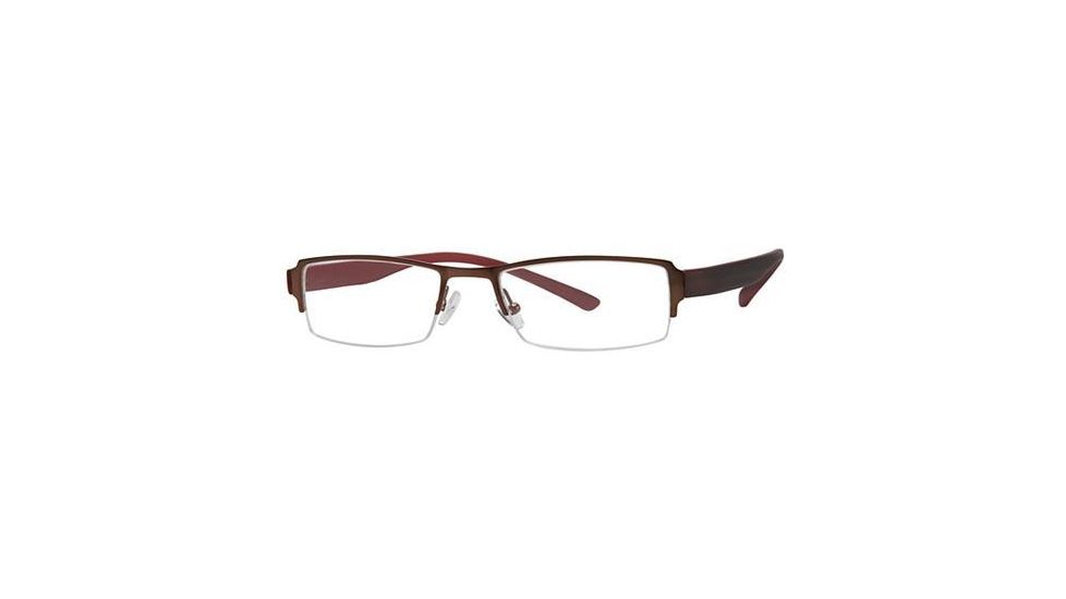 Visions 182 Progressive Prescription Eyeglasses - Frame Brown/Brown, Size 50/18mm VIVISION18202