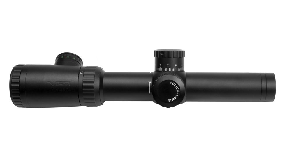 Vism 1.1-4X24 Evolution Series Scope Rifle Scope - P4 Sniper Glass Etched Reticle VEVOFP11424G