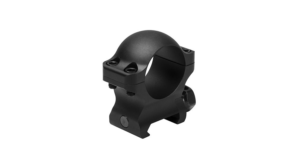 VISM 1In Hunter Rifle Scope Rings/0.9In Height, Black VR1H09