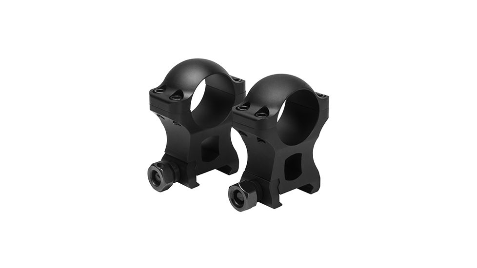 VISM 1In Hunter Rifle Scope Rings/1.3In Height, Black VR1H13
