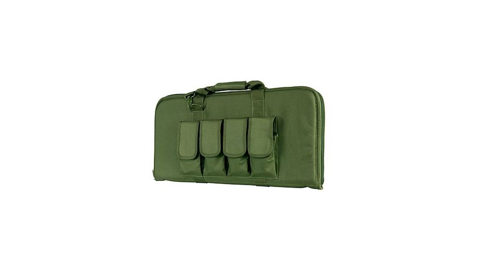VISM 28in. AR15 &amp; AK Carbine Pistol Case, Green CVCP2960G-28