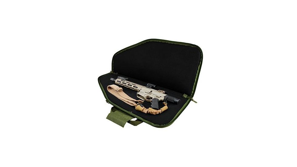 VISM 28in. Tactical Subgun, AR &amp; AK Pistol Case, Green CVCP2961G-28