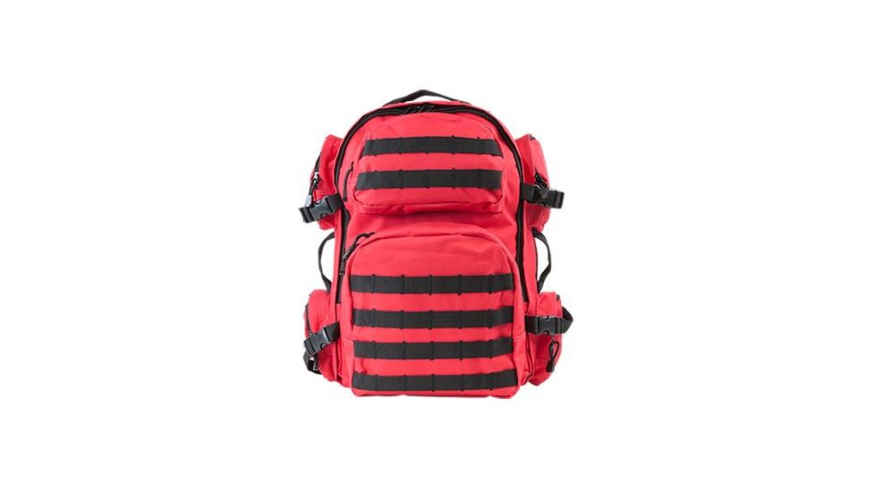 Vism 2911 Series Tactical Backpack with Ballistic Soft Panel-Rectangle Cut 10in X12in, Red BSCBR2911-A