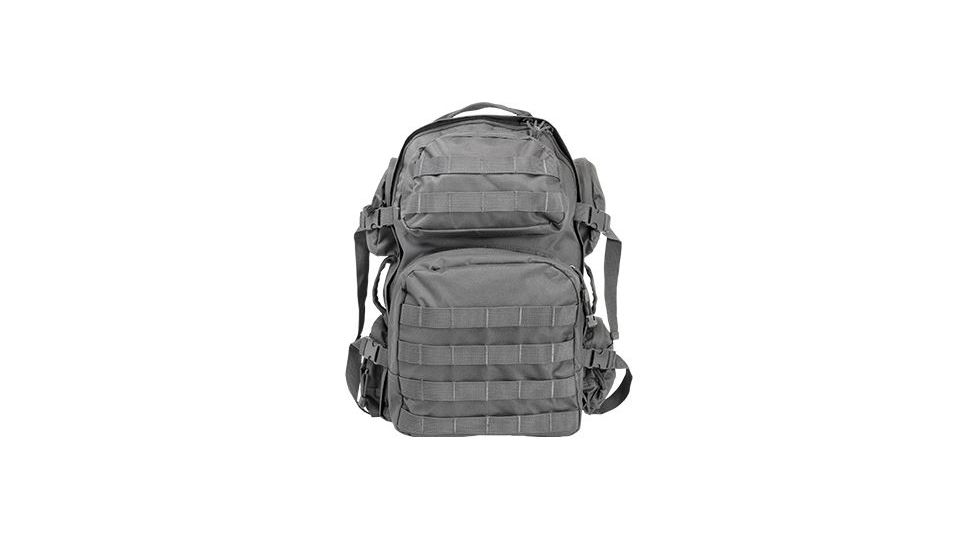 Vism 2911 Series Tactical Backpack with Ballistic Soft Panel-Rectangle Cut 10in X12in, Urban Gray BSCBU2911-A