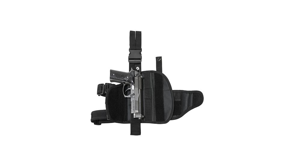 VISM 2955 Tactical Drop Leg Adjustable Holster, Black CVDLHOL2955B