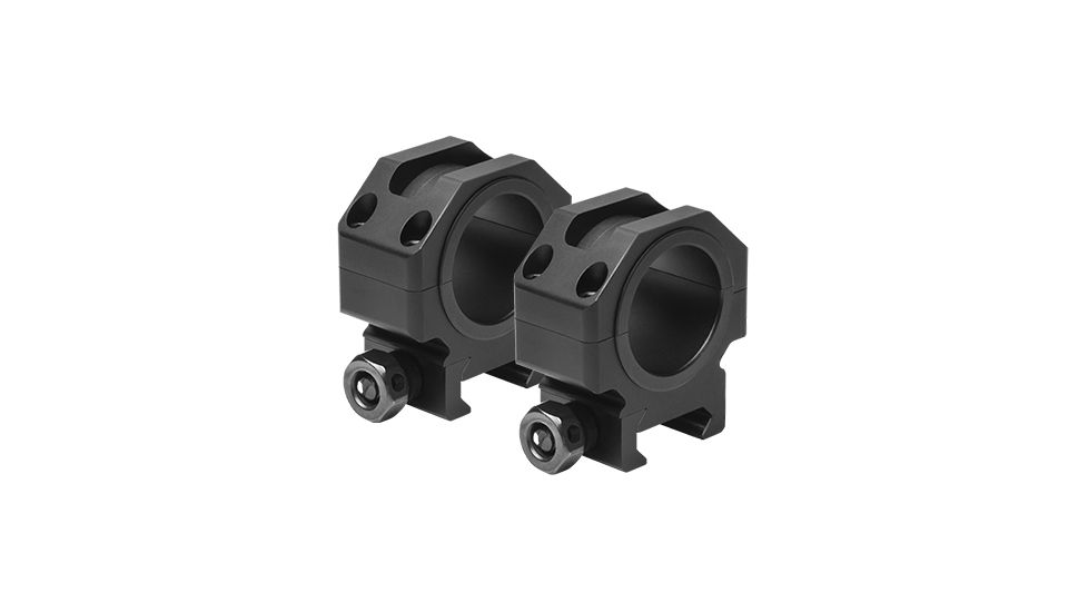 VISM 30mm Tactical Rings/0.9In Height, Black VR30T09