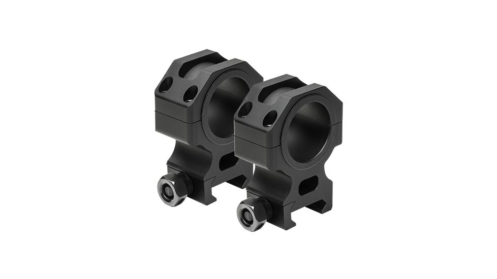 VISM 30mm Tactical Rings/1.3In Height, Black VR30T13