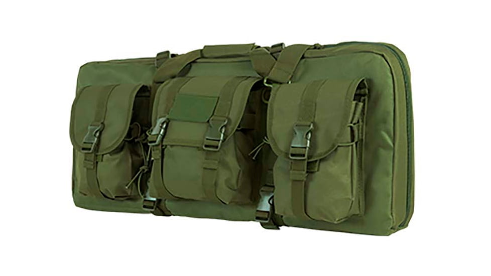 VISM 32in Deluxe SubGun AR &amp; AK Pistol Case, Green, CVCPD2962G-32