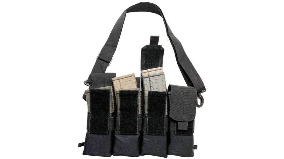VISM 8x AR15 Mag Carrier and Pouch, Black, CVMARC3044B