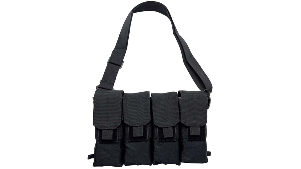 VISM 8x AR15 Mag Carrier and Pouch, Black, CVMARC3044B