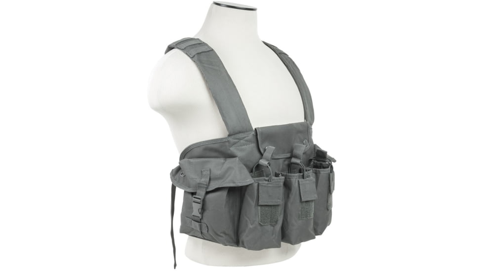 VISM AK Chest Rig, Urban Gray, 10.5in. W x 1.5in. H x 13.5in. D 196646