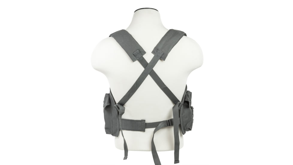 VISM AK Chest Rig, Urban Gray, 10.5in. W x 1.5in. H x 13.5in. D 196646
