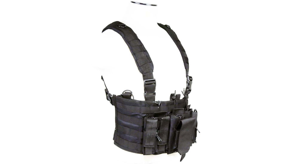 VISM AR &amp; Pistol Mags Chest Rig, Black, CVARPCR3031B