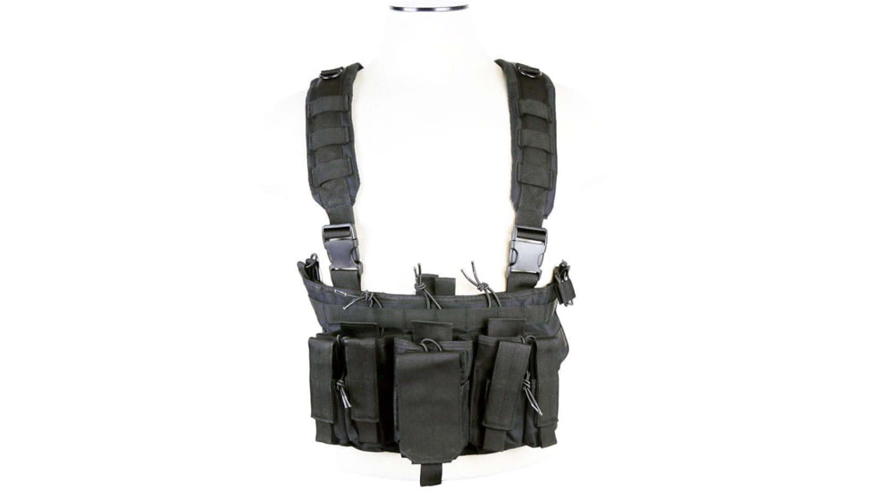 VISM AR &amp; Pistol Mags Chest Rig, Black, CVARPCR3031B