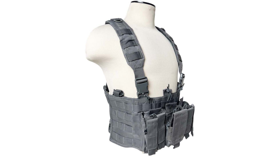 VISM AR &amp; Pistol Mags Chest Rig, Urban Gray, CVARPCR3031U