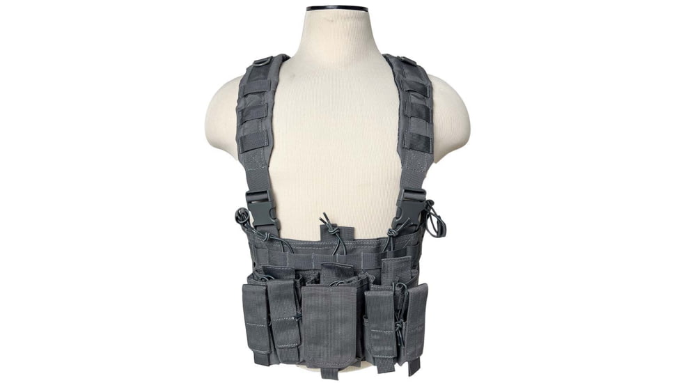 VISM AR &amp; Pistol Mags Chest Rig, Urban Gray, CVARPCR3031U