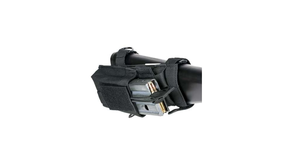 VISM AR Single Magazine Pouch w/ Stock Adapter, AR-15, Black CVAR1PS2926B