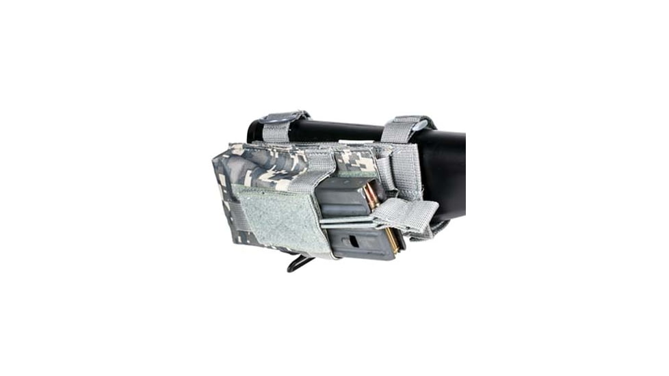 VISM AR Single Magazine Pouch w/ Stock Adapter, AR-15, Digital Camo CVAR1PS2926D