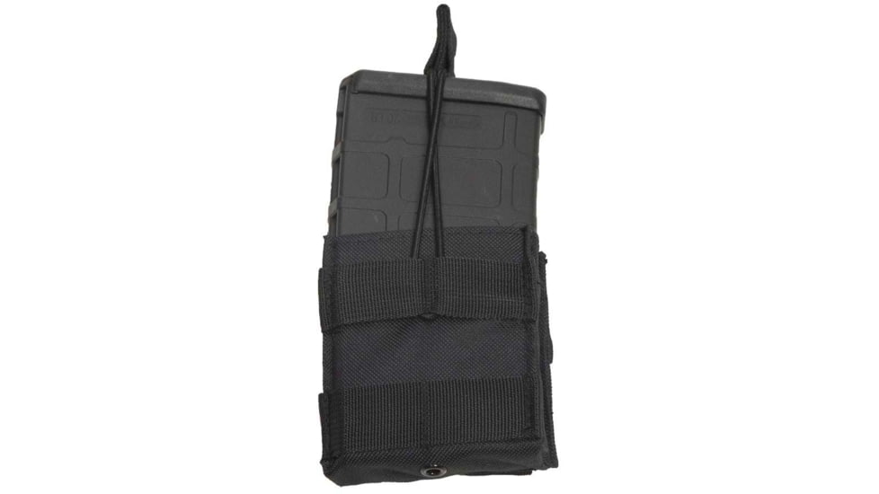 VISM AR10/ M1A/ FAL Single Mag Pouch, Black, CV3081MP3041B