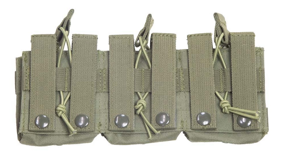 VISM AR10/ M1A/ FAL Triple Mag Pouch, Green, CV3083MP3042G