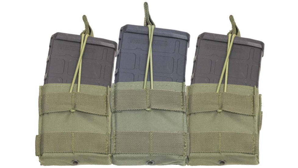 VISM AR10/ M1A/ FAL Triple Mag Pouch, Green, CV3083MP3042G