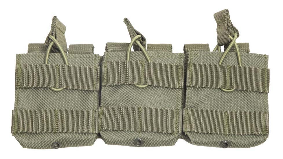 VISM AR10/ M1A/ FAL Triple Mag Pouch, Green, CV3083MP3042G
