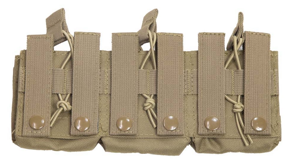 VISM AR10/ M1A/ FAL Triple Mag Pouch, Tan, CV3083MP3042T