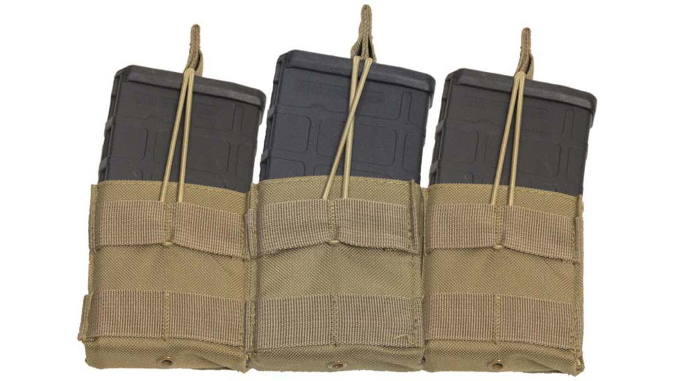 VISM AR10/ M1A/ FAL Triple Mag Pouch, Tan, CV3083MP3042T