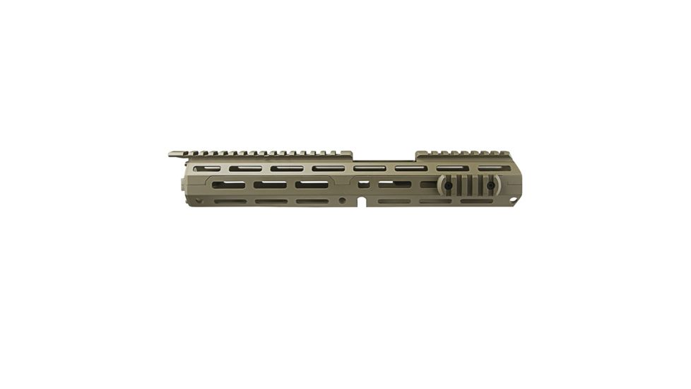 VISM AR15 M-Lok Handguard/ Two Piece/ Drop In Fit/ Carbine Extended Handguard Length/ 13.5 L, Tan VMARMLCET