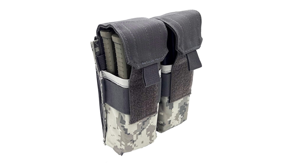 VISM AR15/M4/AK Quad Magazine Pouch, Digital Camo, CV5564MP2976D