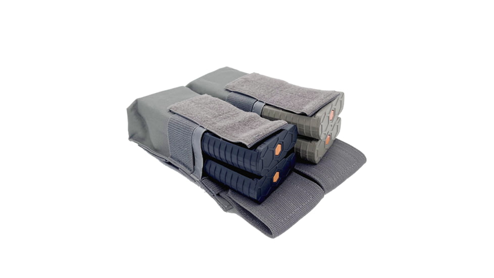 VISM AR15/M4/AK Quad Magazine Pouch, Urban Gray, CV5564MP2976U