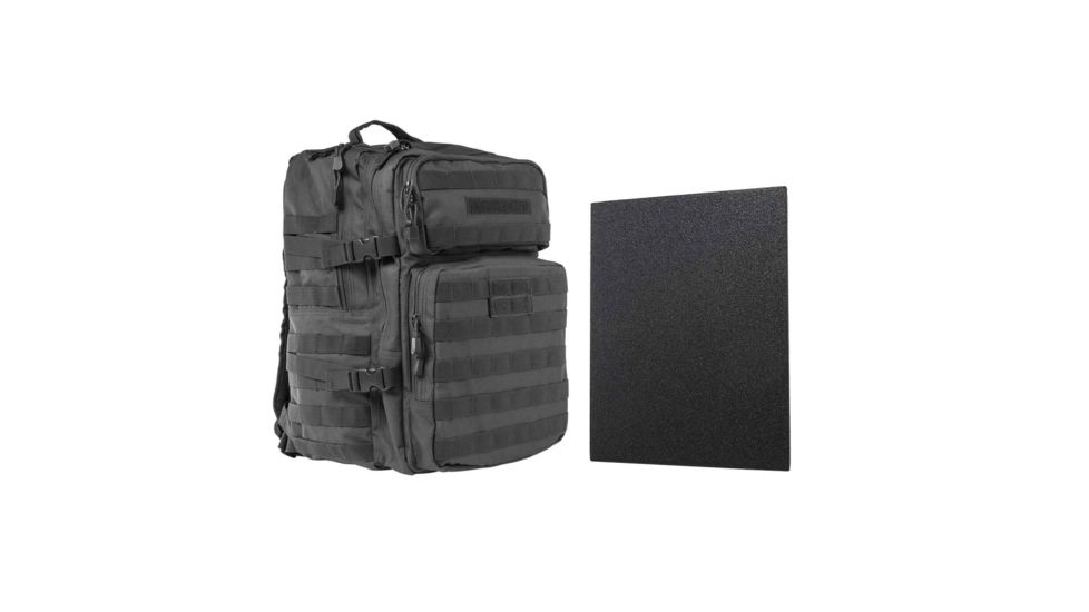 Vism Assault Backpack w/11x14in Level IIIA Hard Ballistic Plate, Urban Gray BUFLCBAU2974-A