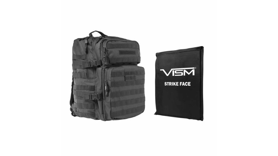 Vism Assault Backpack w/ Ballistic Soft Panel-Rectangle Cut 11 X 14 in, Urban Gray, BSCBAU2974-A