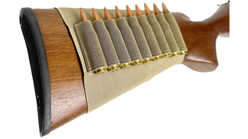VISM ButtStock Rifle Cartridge Holder, Tan, CVSRC2993T