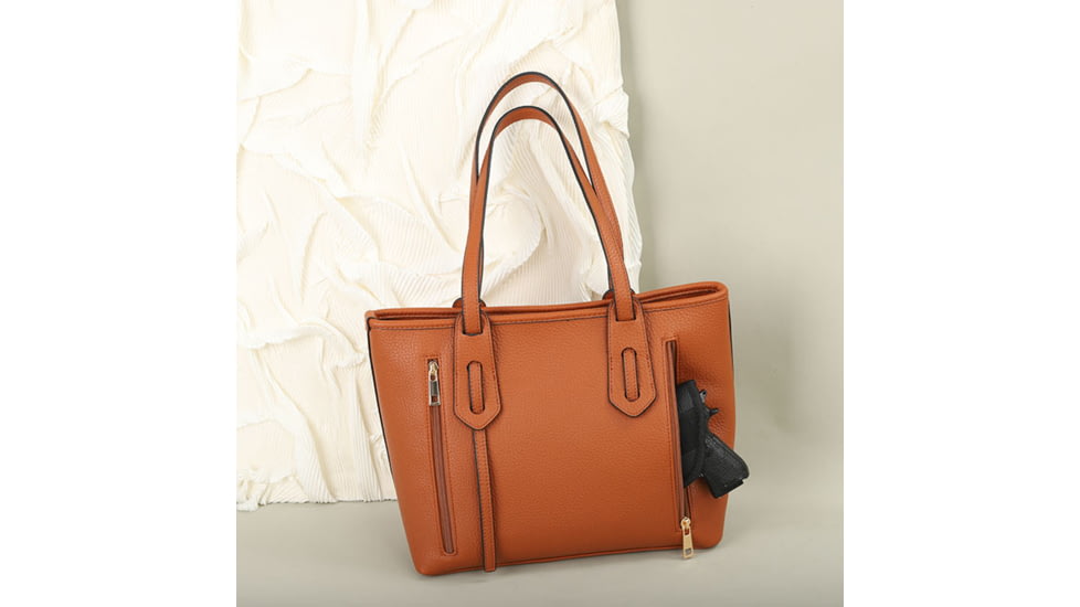 VISM BW0826 PU Leather Purse, Brown, BW0826BR