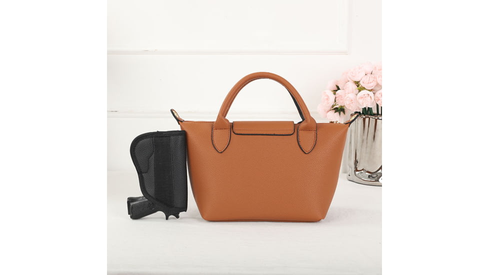 VISM BW0827 PU Leather Purse, Brown, BW0827BR