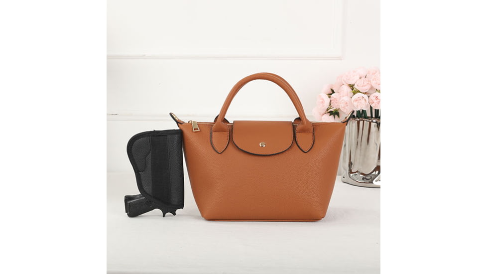 VISM BW0827 PU Leather Purse, Brown, BW0827BR