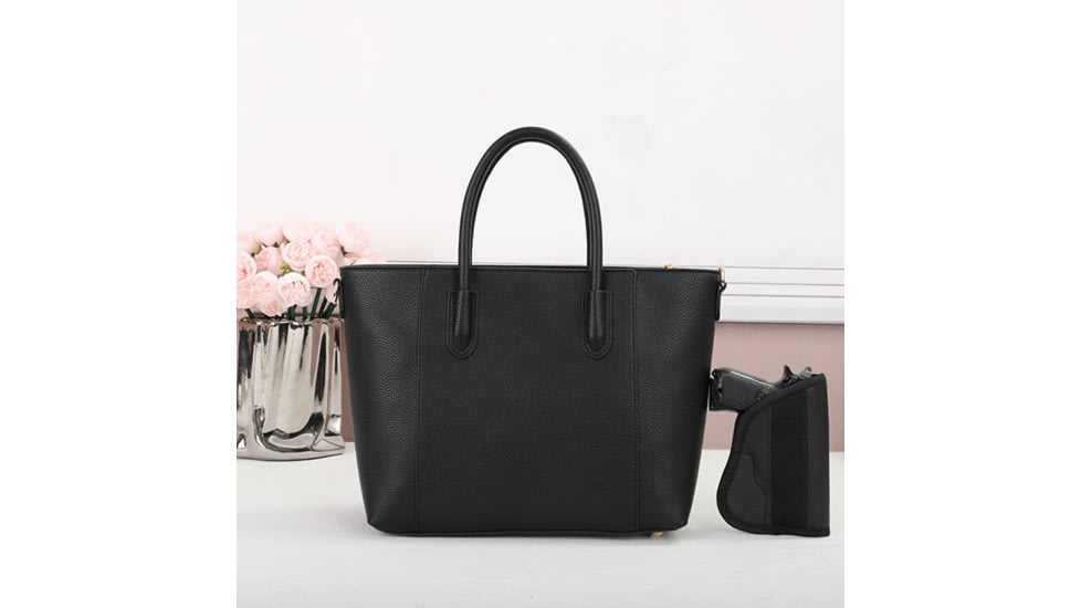 VISM BW1160 PU Leather Purse, Black, BW1160B