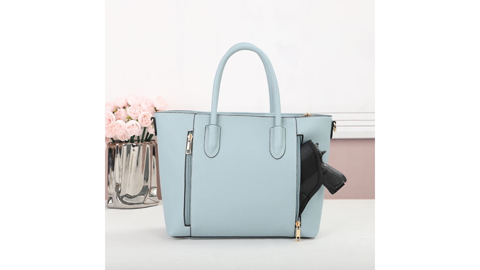 VISM BW1160 PU Leather Purse, Blue, BW1160BL