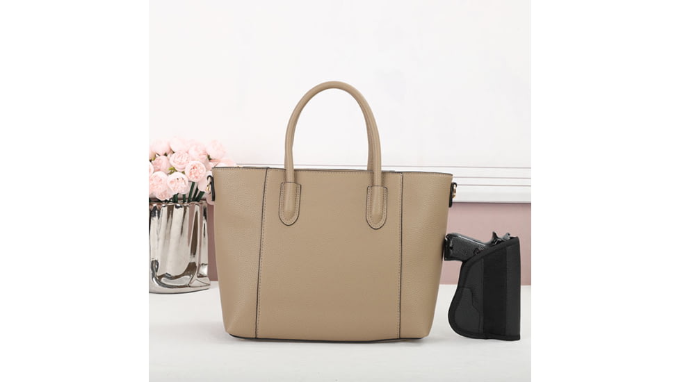 VISM BW1160 PU Leather Purse, Tan, BW1160T