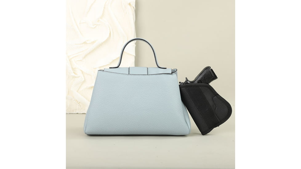 VISM BW2306 PU Leather Purse, Blue, BW2306BL