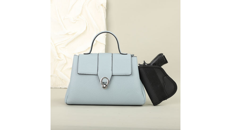 VISM BW2306 PU Leather Purse, Blue, BW2306BL