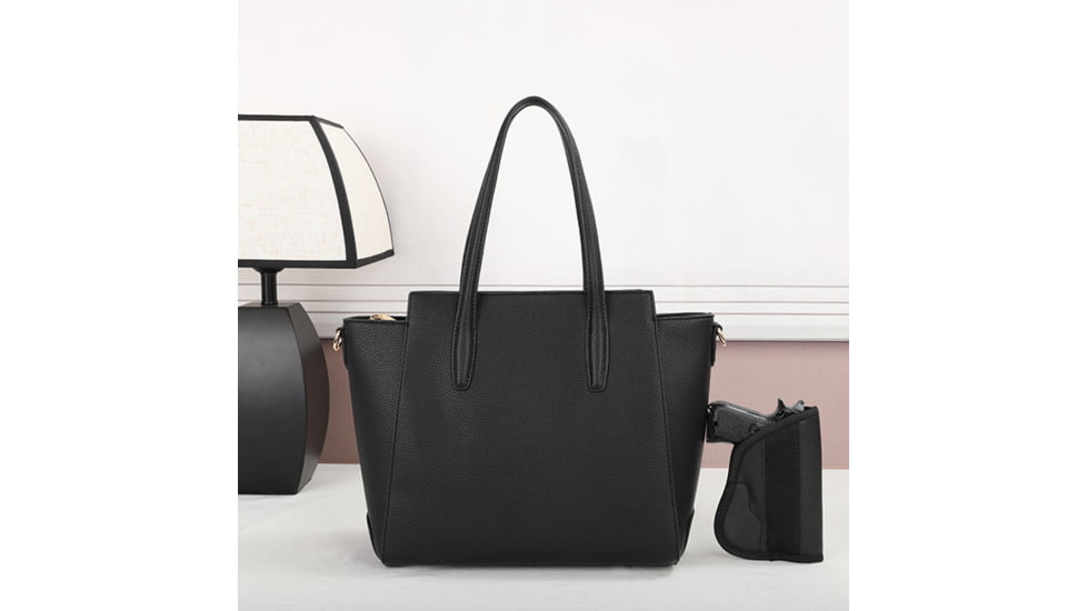 VISM BW2810 PU Leather Purse, Black, BW2810B