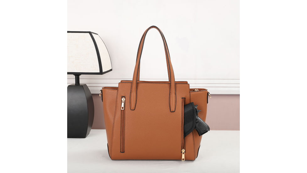 VISM BW2810 PU Leather Purse, Brown, BW2810BR