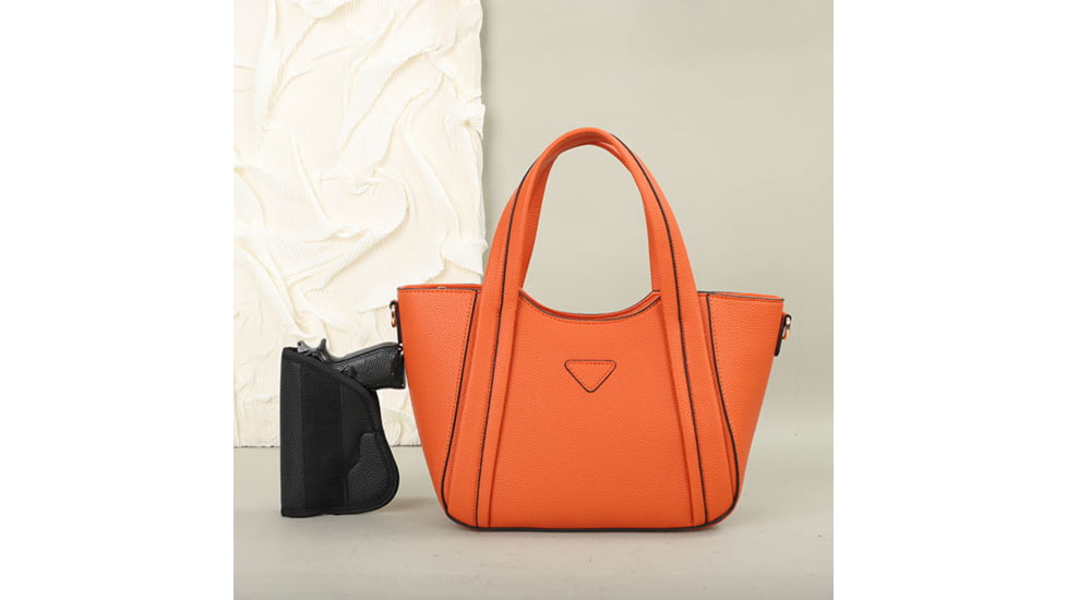 VISM BW3802 PU Leather Purse, Orange, BW3802OR