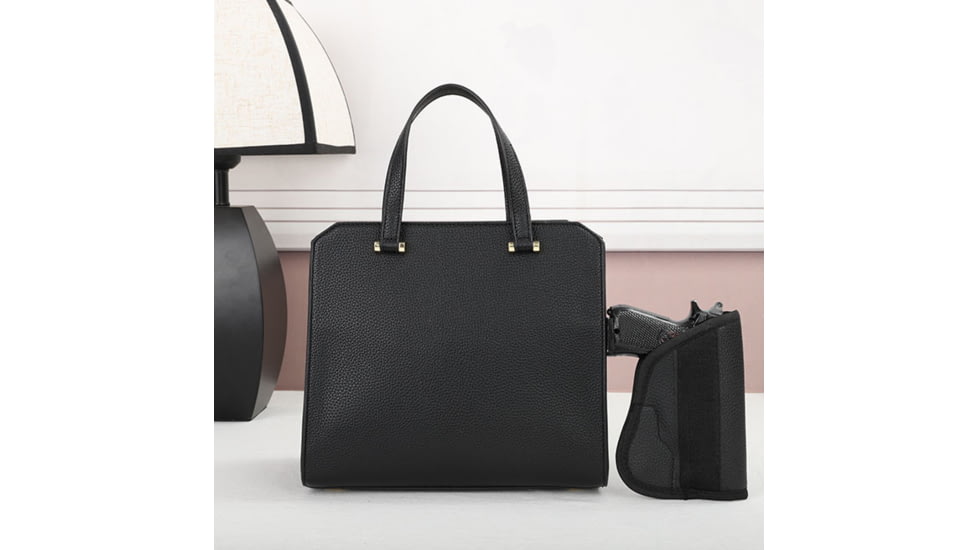 VISM BW5520 PU Leather Purse, Black, BW5520B