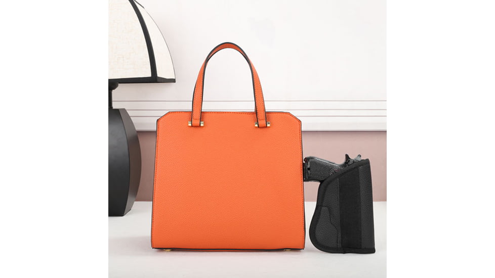 VISM BW5520 PU Leather Purse, Orange, BW5520OR